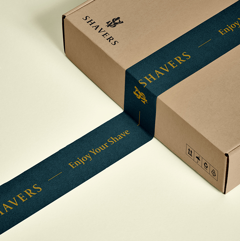 Shavers box packaging