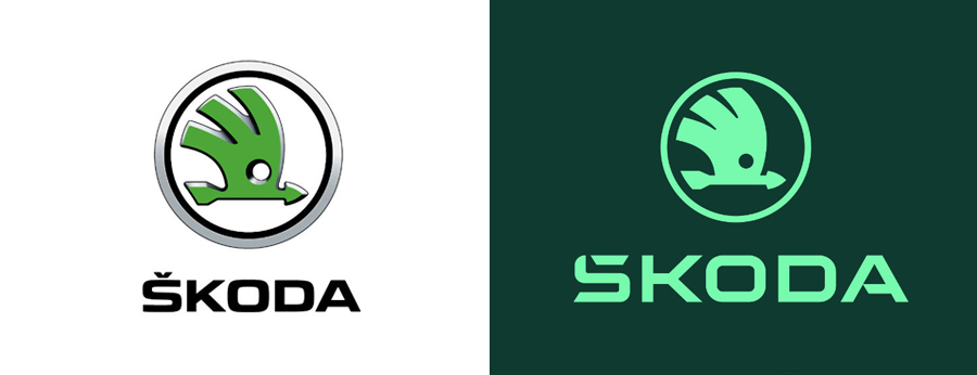 Skoda logo redesign