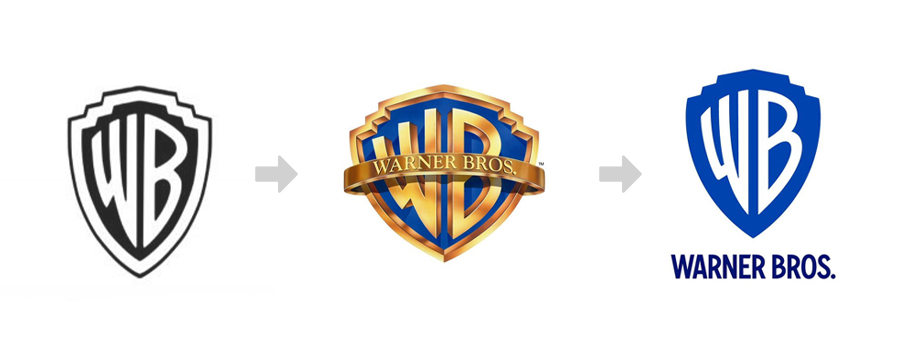 Warner Bros logo evolution
