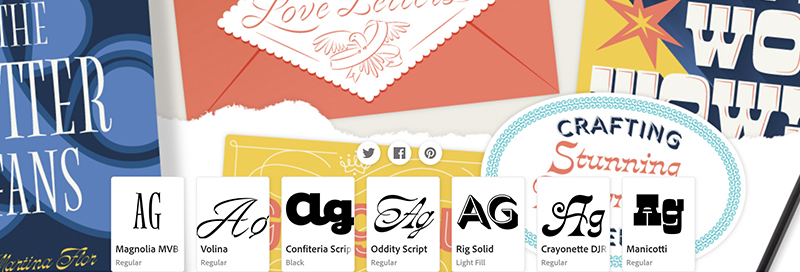 Adobe's different type of fonts.