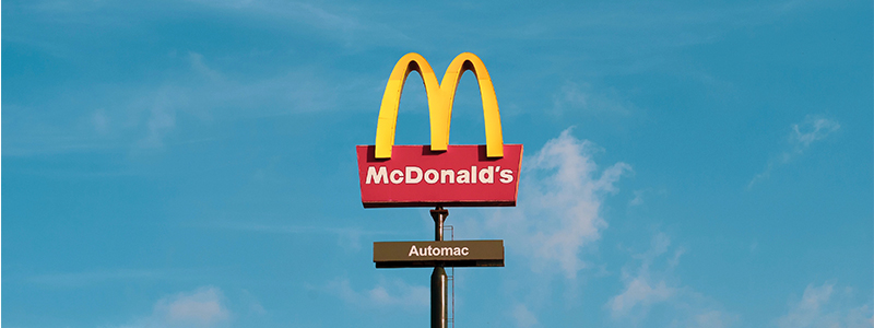 Mcdonalds signage.